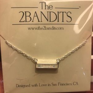 The 2 Bandits silver necklace